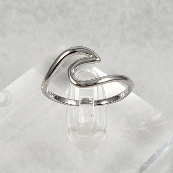 Sterling Silver Wave Ring